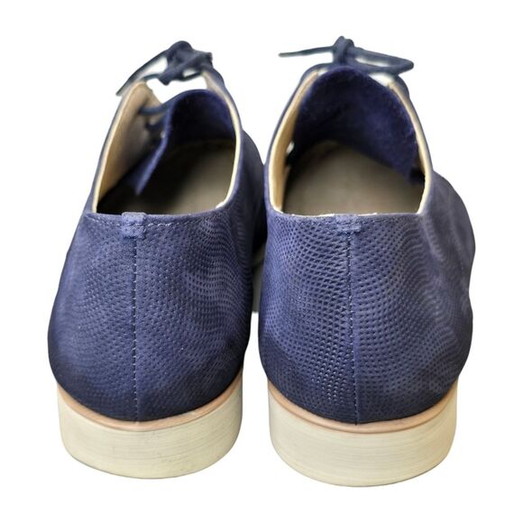 Chelsea Crew Women's Black Label Buck Blue Oxford Loafer Shoes EU 39 / US 8 - Picture 6 of 15